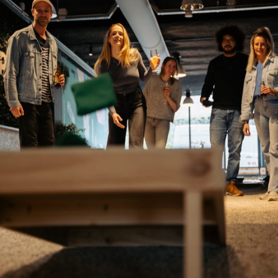 jeu de boules bar cornhole